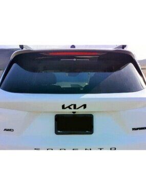 REAR 2022 - 2024 Kia Sorento Letters Plastic Overlay in Matte Black